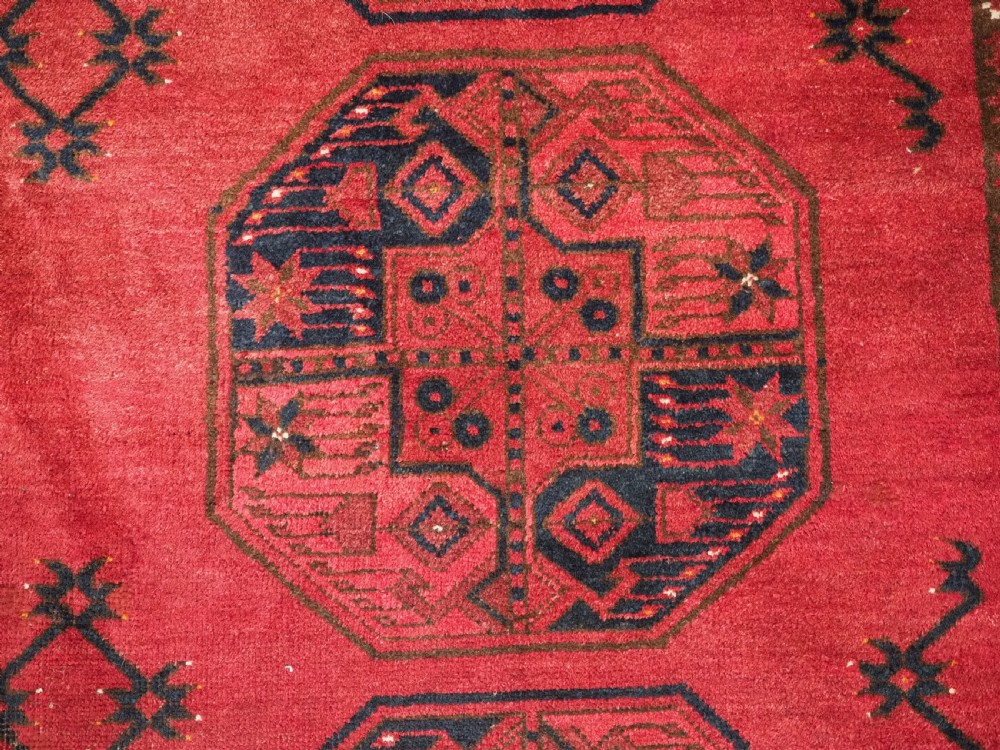 ANTIQUE AFGHAN SULYMAN VILLAGE RUG, EXCELLENT COLOUR, CIRCA 1900/20. View IX