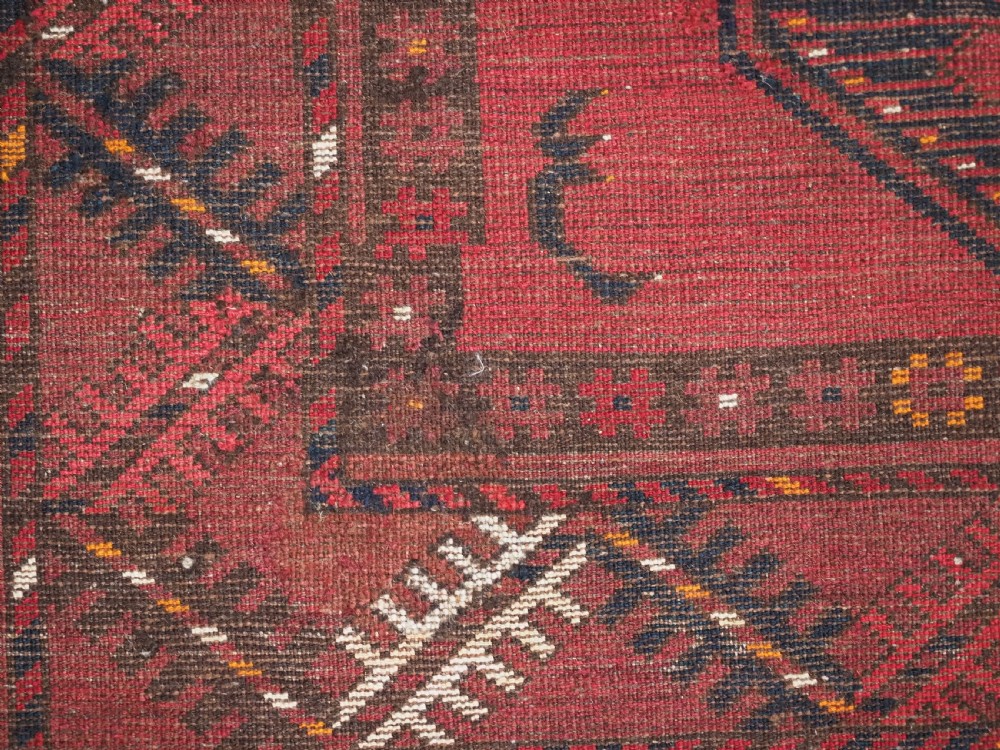 ANTIQUE AFGHAN SULYMAN VILLAGE RUG, EXCELLENT COLOUR, CIRCA 1900/20. View XI