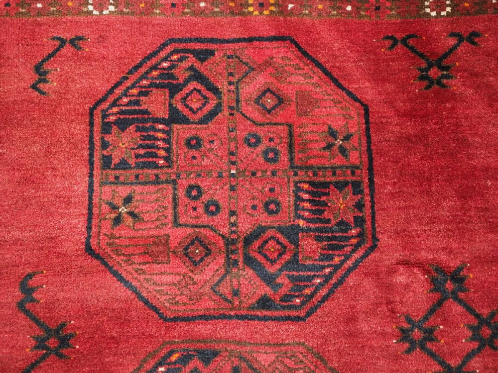 ANTIQUE AFGHAN SULYMAN VILLAGE RUG, EXCELLENT COLOUR, CIRCA 1900/20. View XIII