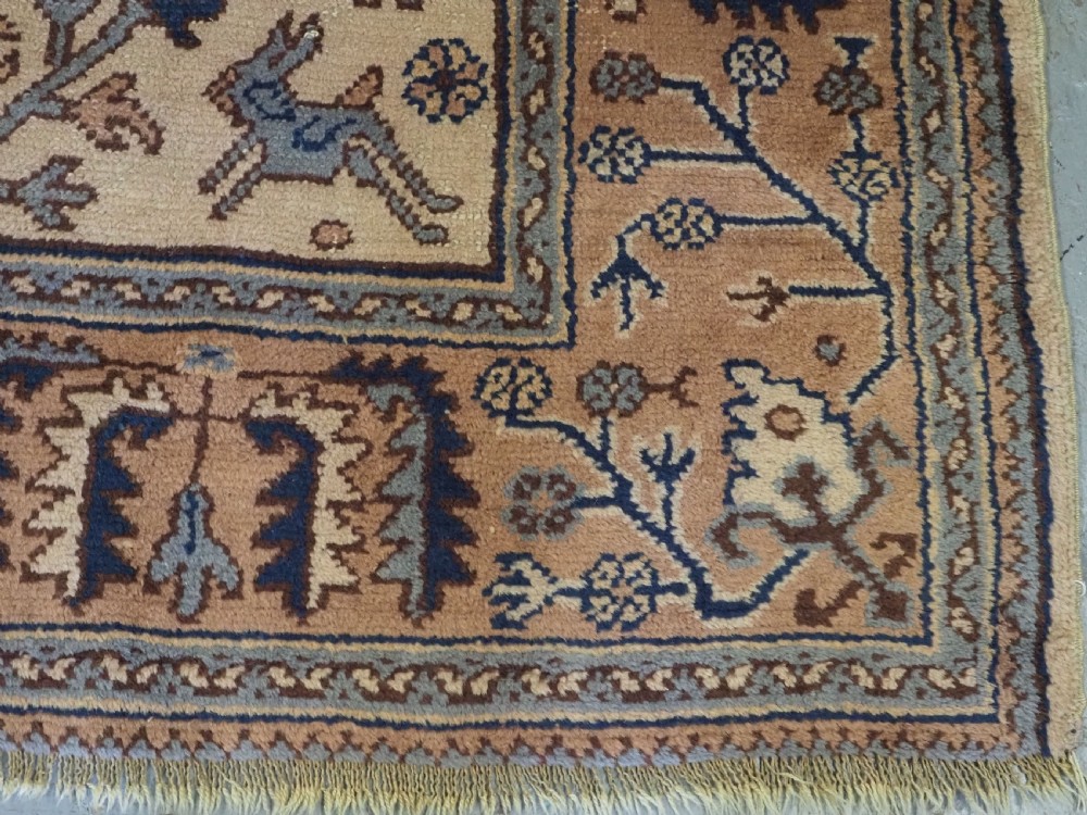 ANTIQUE TURKISH OUSHAK RUG WITH WILLOW TREE DESIGN, CIRCA 1900-20. View XV