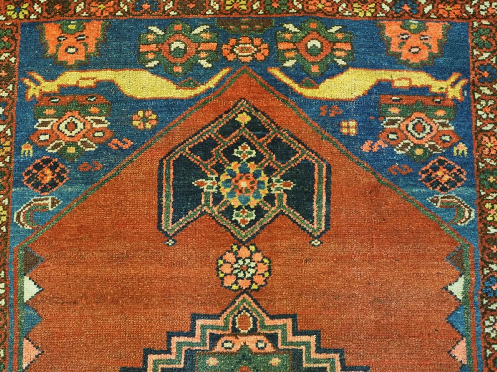 ANTIQUE HAMADAN REGION VILLAGE RUG, CLASSIC BIJAR DESIGN, CIRCA 1900-20. View VIII