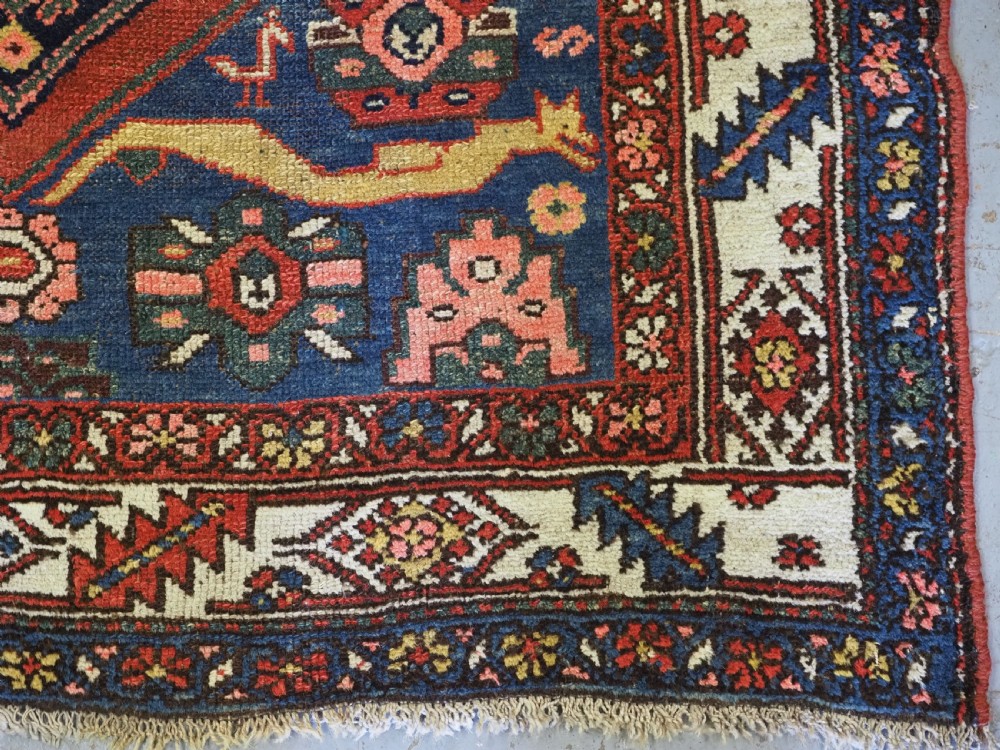 ANTIQUE HAMADAN REGION VILLAGE RUG, CLASSIC BIJAR DESIGN, CIRCA 1900-20. View XI