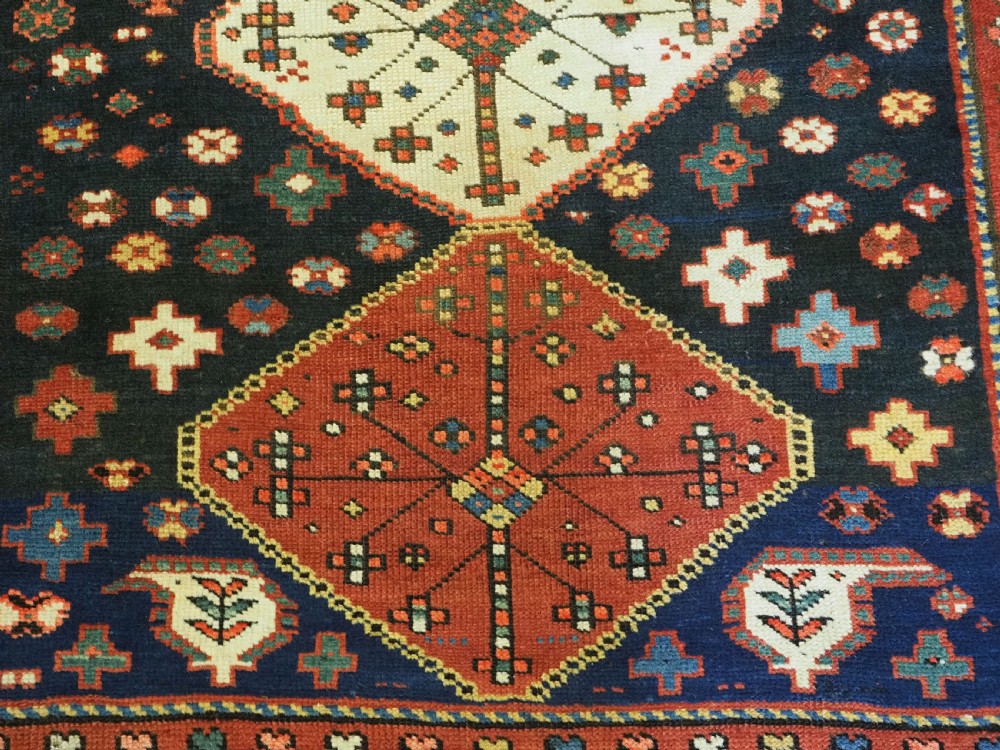 ANTIQUE CAUCASIAN SHIRVAN BAKU KHILA LONG RUG, CIRCA 1900. View X