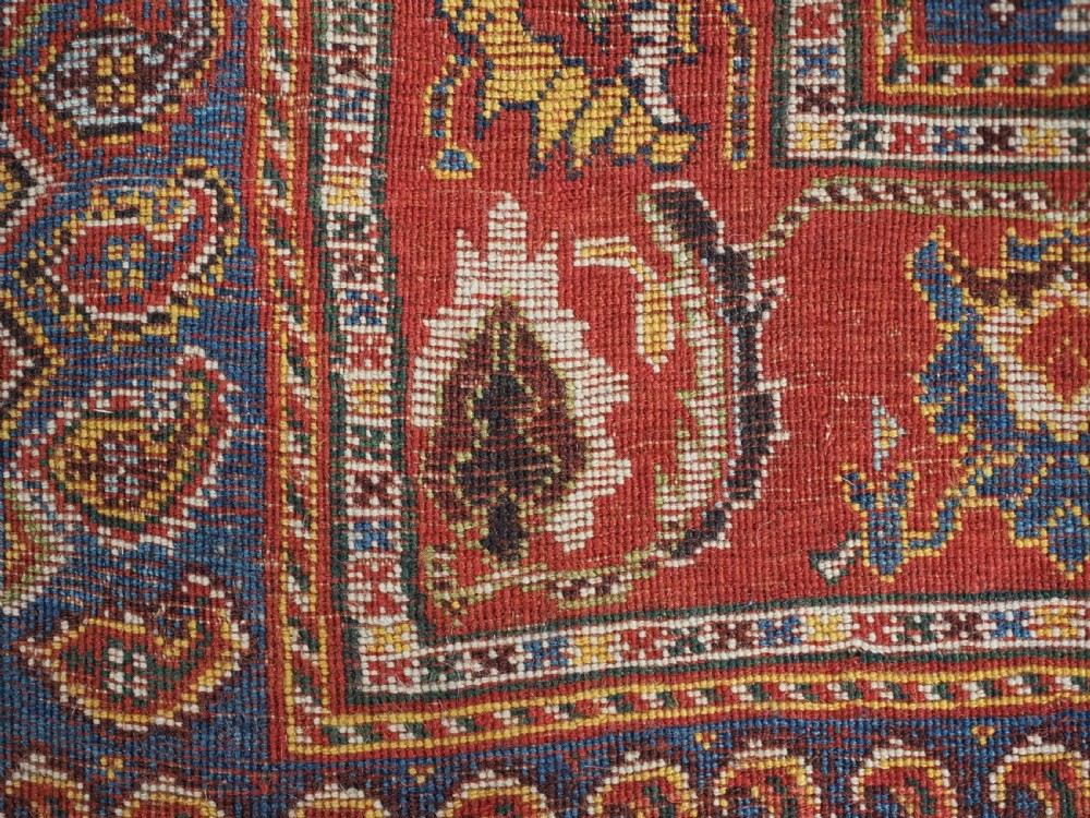 ANTIQUE QASHQAI KASHKULI RUG WITH REPEAT MEDALLION DESIGN, CIRCA 1900. View XVIII