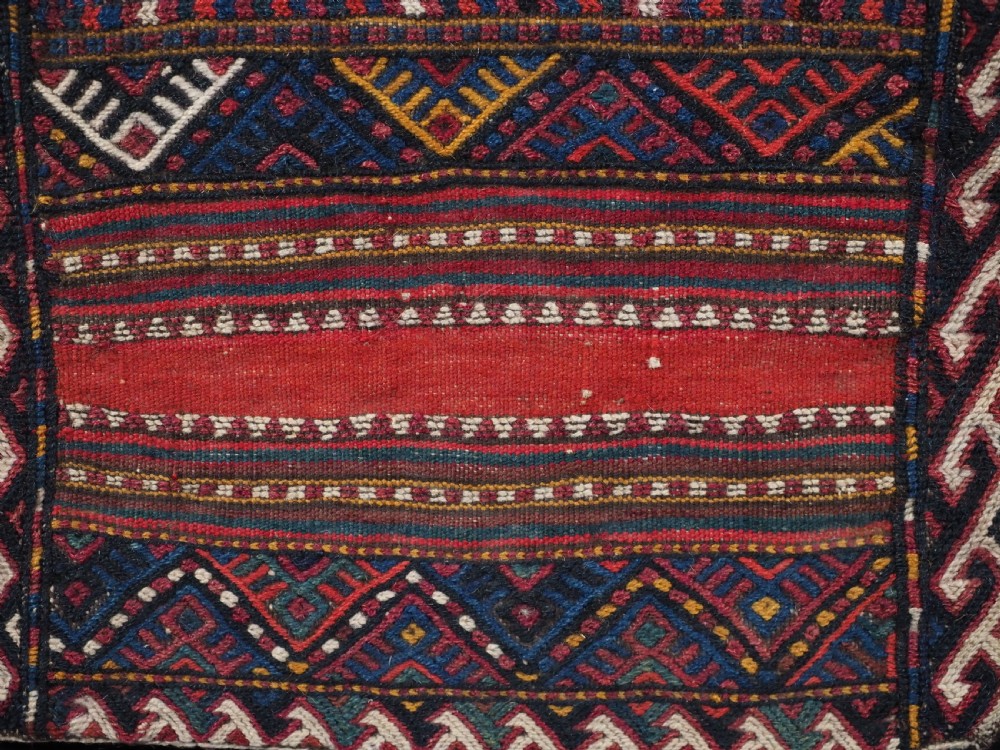 ANTIQUE SALT-BAG (NAMAKDAN) BY THE QUCHAN KURD NOMADS, CIRCA 1900. View V