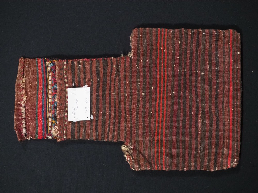ANTIQUE SALT-BAG (NAMAKDAN) BY THE QUCHAN KURD NOMADS, CIRCA 1900. View VI