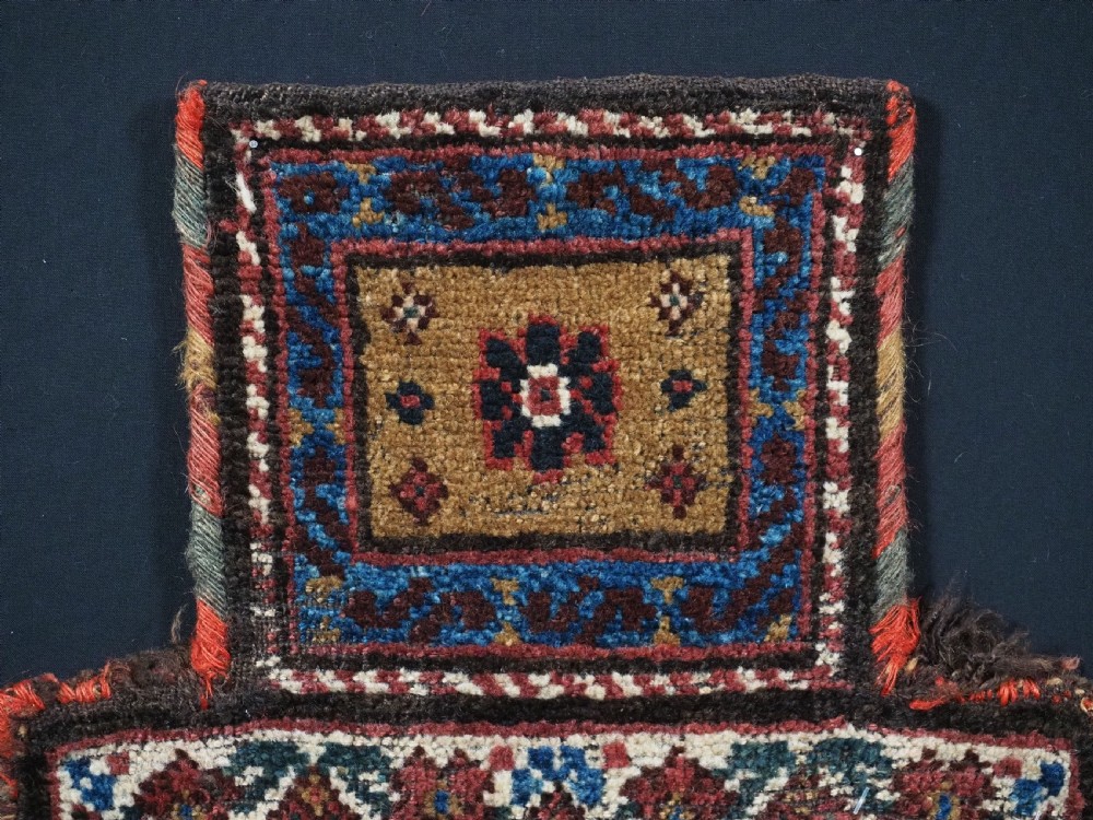 ANTIQUE SALT-BAG (NAMAKDAN) FROM THE VARAMIN REGION NOMADS, CIRCA 1900. View II