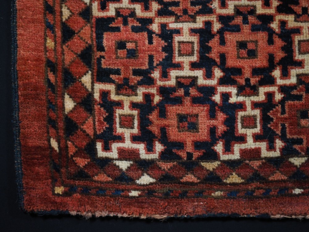 ANTIQUE ERSARI TURKMEN TORBA WITH KOCHAK DESIGN, CIRCA 1880. View V