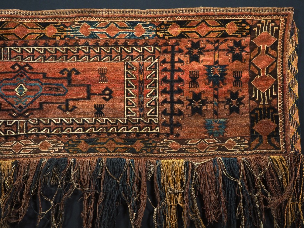 ANTIQUE ERSARI TURKMEN TORBA OF VERY LARGE SIZE, CIRCA 1900. View IV