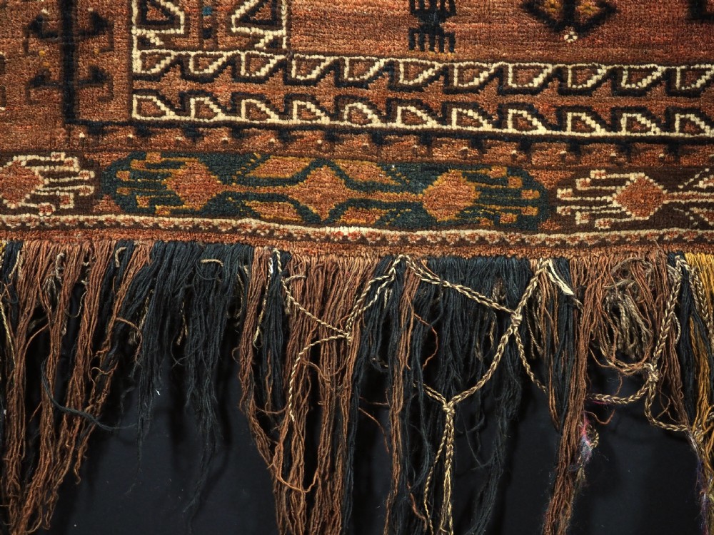 ANTIQUE ERSARI TURKMEN TORBA OF VERY LARGE SIZE, CIRCA 1900. View VI