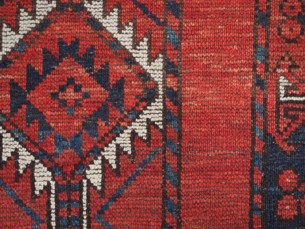 ANTIQUE ERSARI TURKMEN MAIN CARPET, SUPERB COLOUR, CIRCA 1870. View XVIII