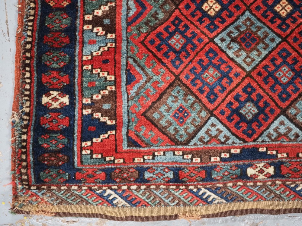 ANTIQUE JAF KURD SADDLEBAG, THICK FULL PILE, CIRCA 1890. View IV