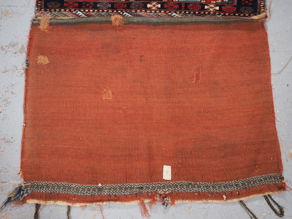 ANTIQUE JAF KURD SADDLEBAG, THICK FULL PILE, CIRCA 1890. View VII