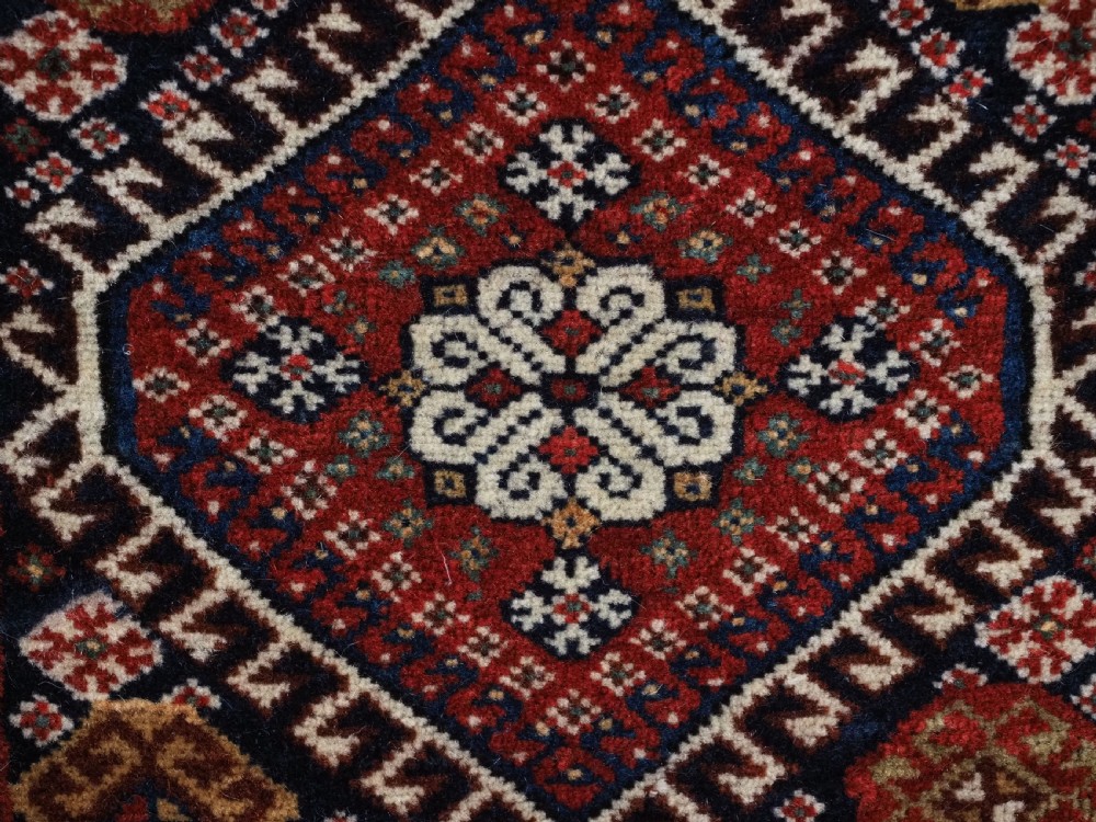 ANTIQUE PAIR OF SADDLEBAG FACES, LURI TRIBE, FINE WEAVE & SMALL SIZE, CIRCA 1900. View VII
