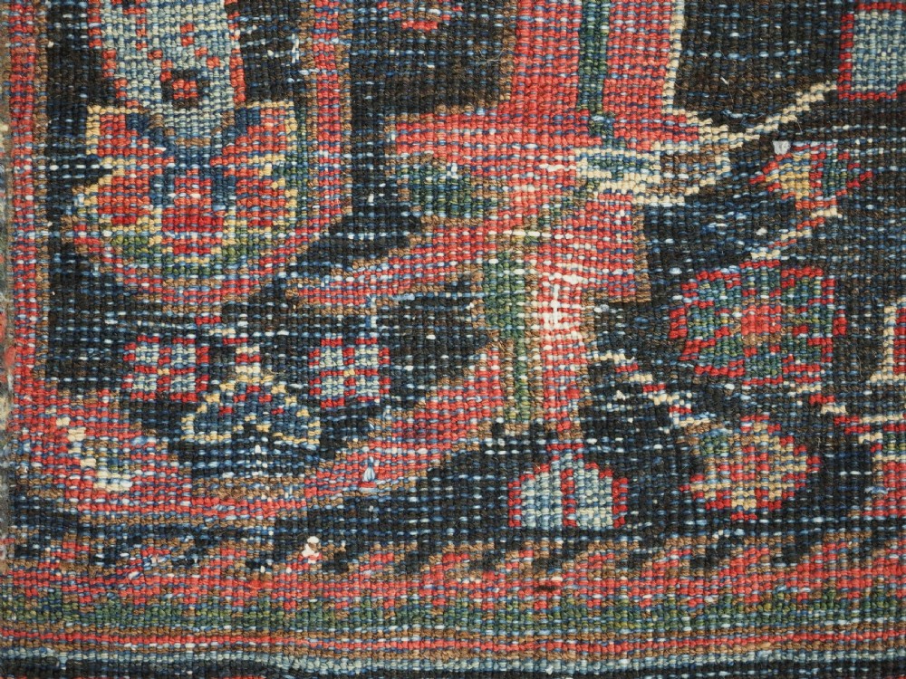 ANTIQUE MAHAL LONG RUNNER OF NARROW WIDTH, GREAT DESIGN & COLOUR, CIRCA 1900. View XIV