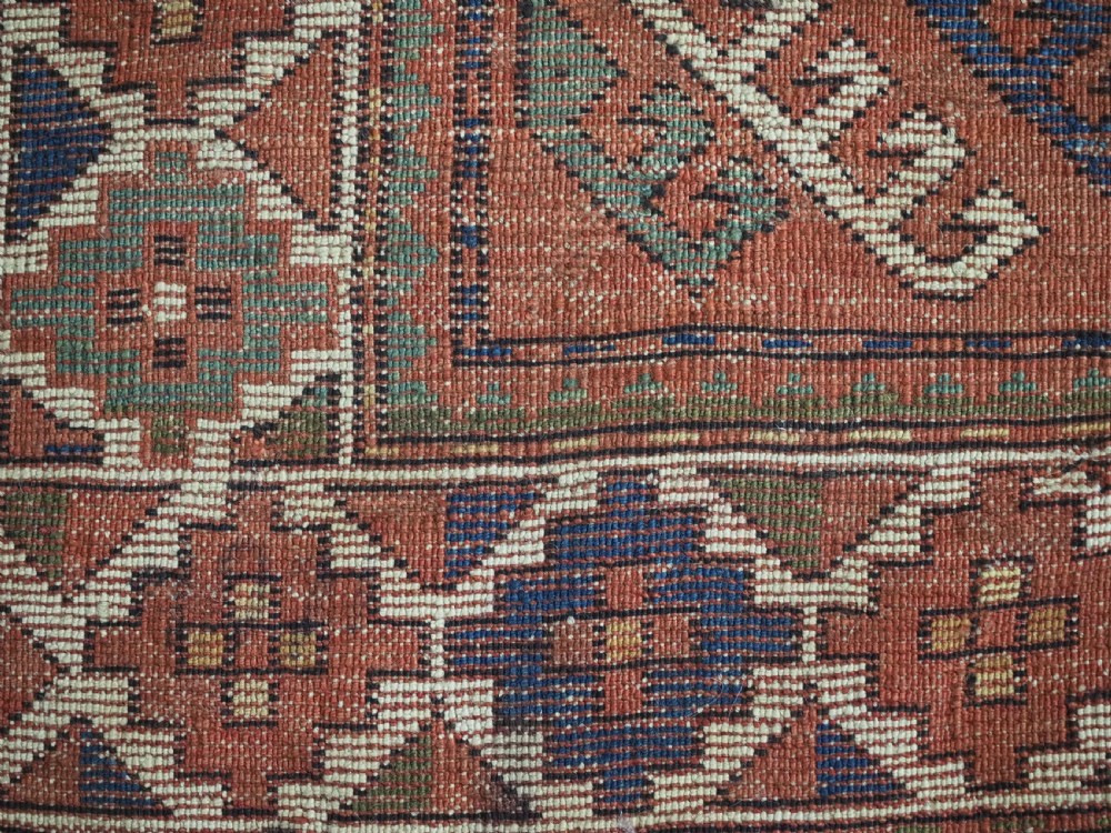 ANTIQUE CAUCASIAN SEWAN KAZAK RUG OF CLASSIC DESIGN, CIRCA 1890. View XIII