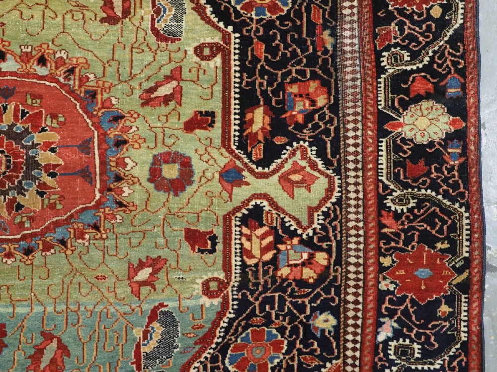 ANTIQUE JOZAN SAROUK RUG, SUPERB EARLY EXAMPLE WITH OUTSTANDING COLOUR, CIRCA 1900. View XI
