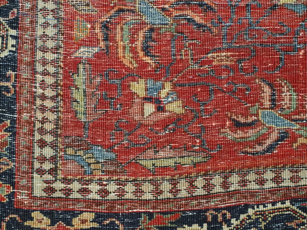 ANTIQUE JOZAN SAROUK RUG, SUPERB EARLY EXAMPLE WITH OUTSTANDING COLOUR, CIRCA 1900. View XIV