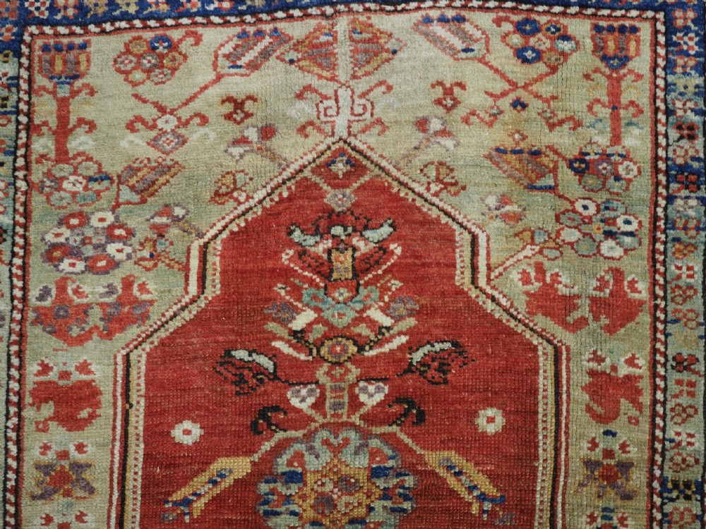 ANTIQUE TURKISH KONYA REGION VILLAGE PRAYER RUG, EARLY 19TH CENTURY. View VII
