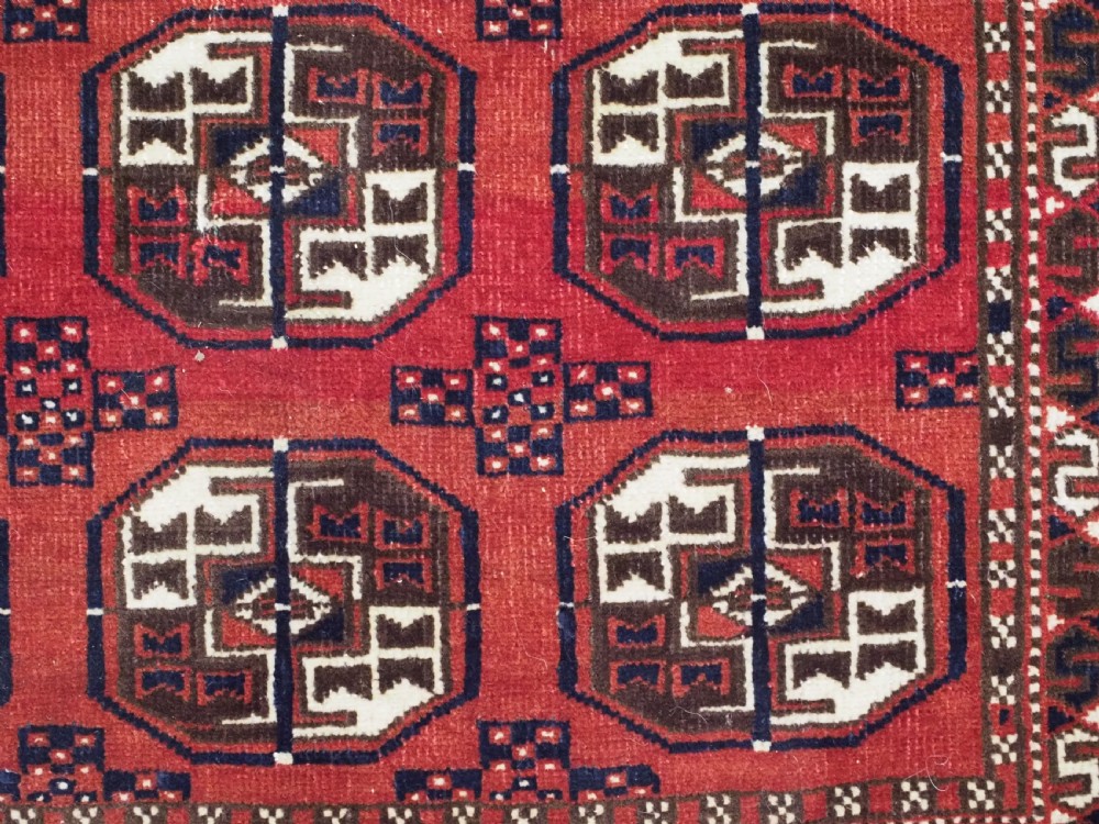 ANTIQUE YOMUT TURKMEN RUG OF SMALL SIZE, EXCELLENT CONDITION, CIRCA 1920. View IX