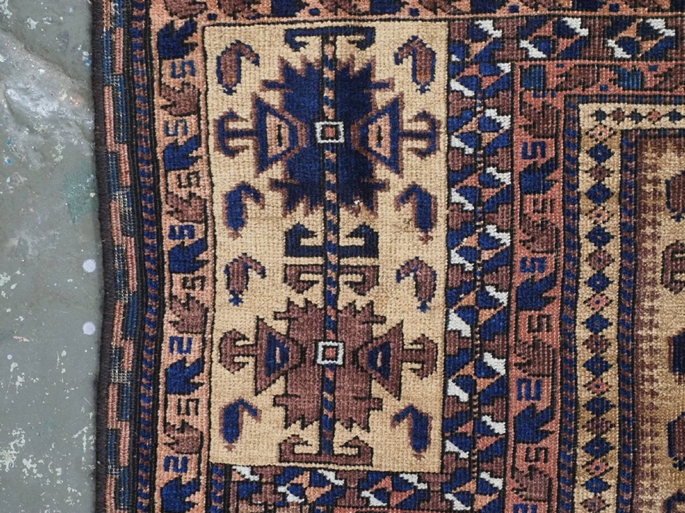 ANTIQUE CAMEL GROUND PRAYER RUG BY THE TIMURI TRIBES, WESTERN AFGHANISTAN, CIRCA 1880. View IX