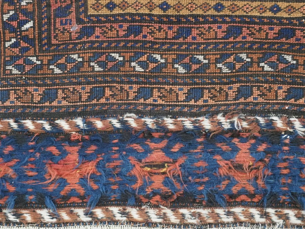 ANTIQUE CAMEL GROUND PRAYER RUG BY THE TIMURI TRIBES, WESTERN AFGHANISTAN, CIRCA 1880. View XV