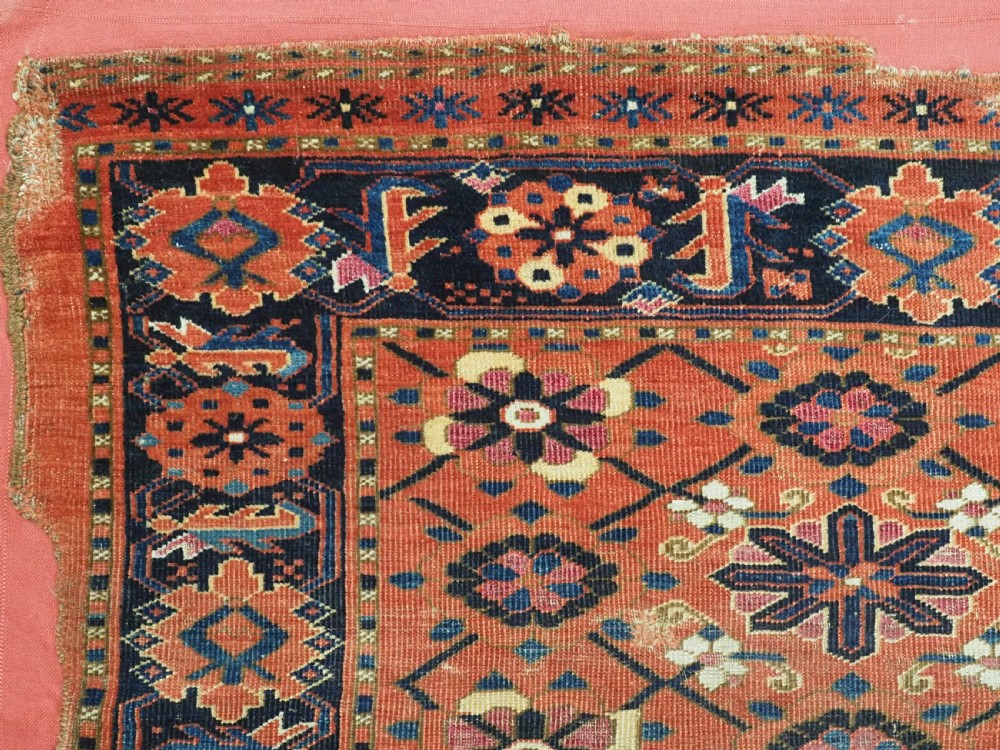 ANTIQUE BESHIR TURKMEN CHUVAL WITH MINA KHANI DESIGN, MID 19TH CENTURY. View V