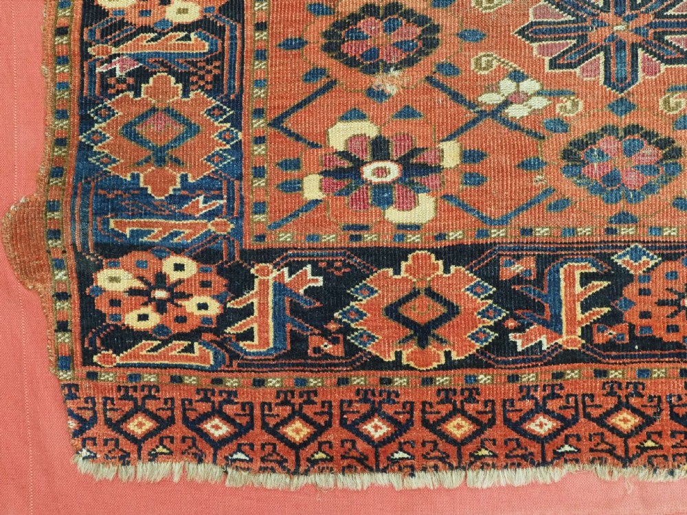 ANTIQUE BESHIR TURKMEN CHUVAL WITH MINA KHANI DESIGN, MID 19TH CENTURY. View VI