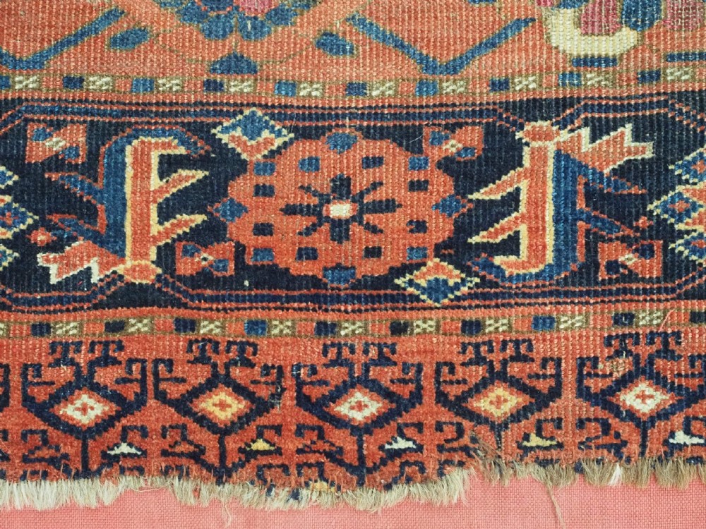 ANTIQUE BESHIR TURKMEN CHUVAL WITH MINA KHANI DESIGN, MID 19TH CENTURY. View VII