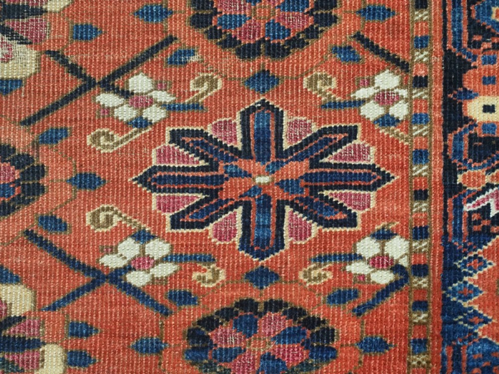 ANTIQUE BESHIR TURKMEN CHUVAL WITH MINA KHANI DESIGN, MID 19TH CENTURY. View VIII