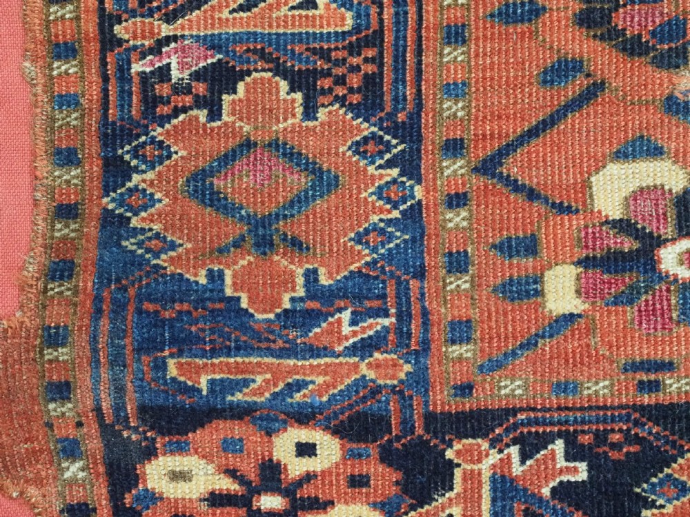 ANTIQUE BESHIR TURKMEN CHUVAL WITH MINA KHANI DESIGN, MID 19TH CENTURY. View IX