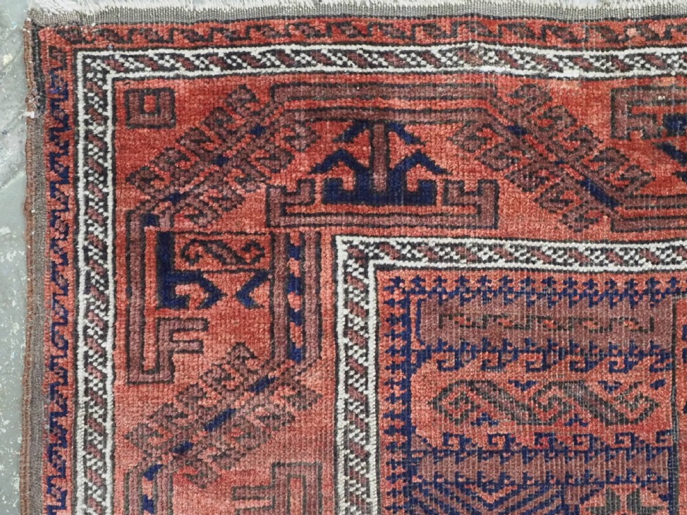 ANTIQUE KHORASAN BALUCH, TOTEMIC TREE DESIGN, CIRCA 1890. View VI