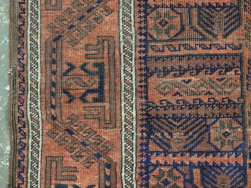 ANTIQUE KHORASAN BALUCH, TOTEMIC TREE DESIGN, CIRCA 1890. View VII
