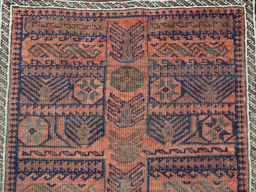 ANTIQUE KHORASAN BALUCH, TOTEMIC TREE DESIGN, CIRCA 1890. View VIII