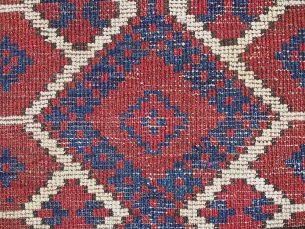 ANTIQUE AFGHAN VILLAGE RUG, SUPERB COLOUR AND DESIGN, CIRCA 1920.  View XI