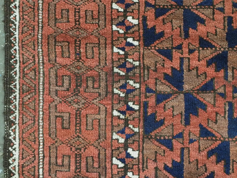 ANTIQUE KHORASAN BALUCH RUG, WILLOW LEAF DESIGN, CIRCA 1900/20. View VI