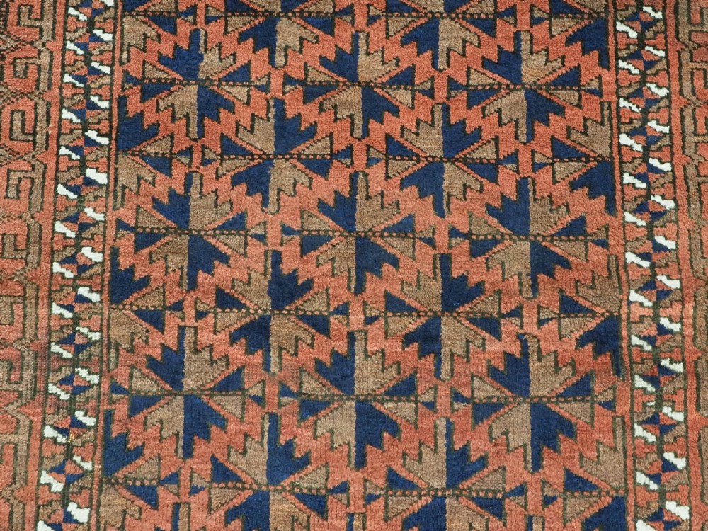 ANTIQUE KHORASAN BALUCH RUG, WILLOW LEAF DESIGN, CIRCA 1900/20. View IX