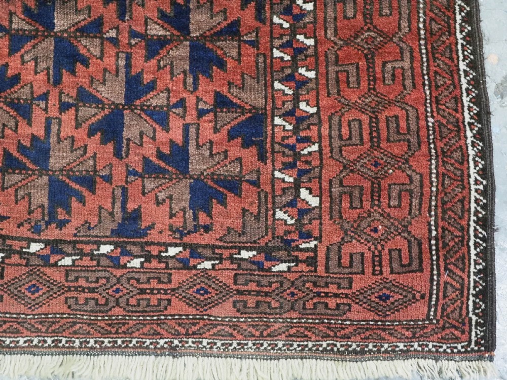 ANTIQUE KHORASAN BALUCH RUG, WILLOW LEAF DESIGN, CIRCA 1900/20. View XI