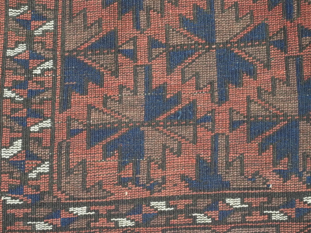 ANTIQUE KHORASAN BALUCH RUG, WILLOW LEAF DESIGN, CIRCA 1900/20. View XII