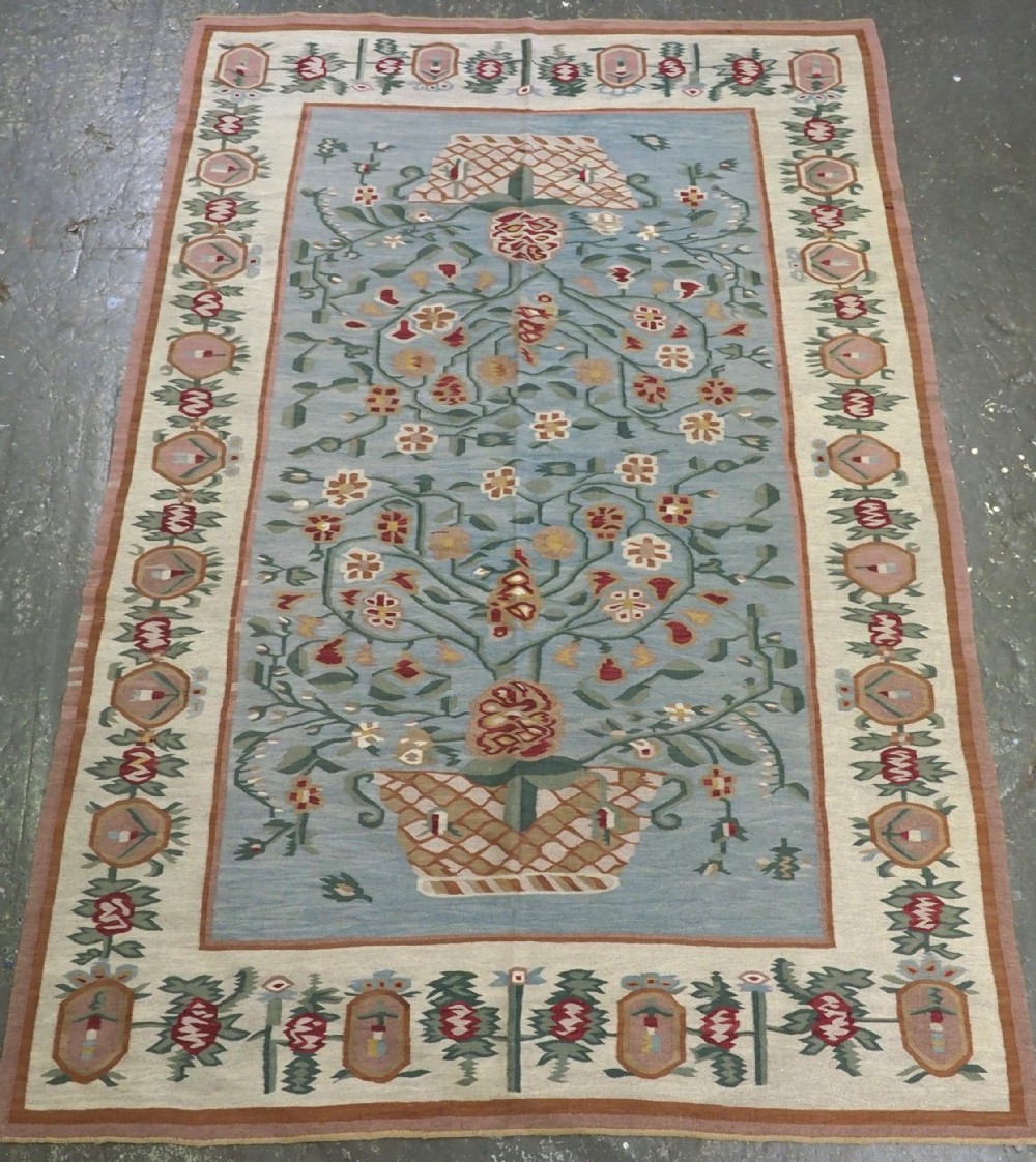 ANTIQUE BESSARABIAN KILIM, BEAUTIFUL BASKET DESIGN, OUTSTANDING CONDITION, LATE 19TH CENTURY.