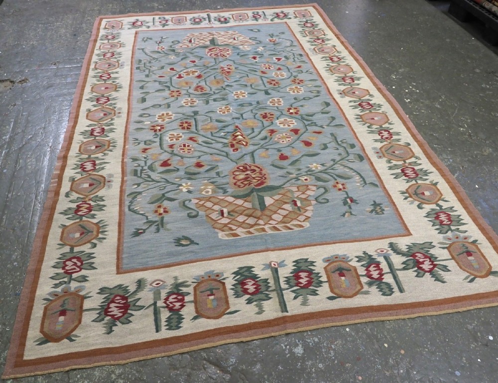 ANTIQUE BESSARABIAN KILIM, BEAUTIFUL BASKET DESIGN, OUTSTANDING CONDITION, LATE 19TH CENTURY. View II