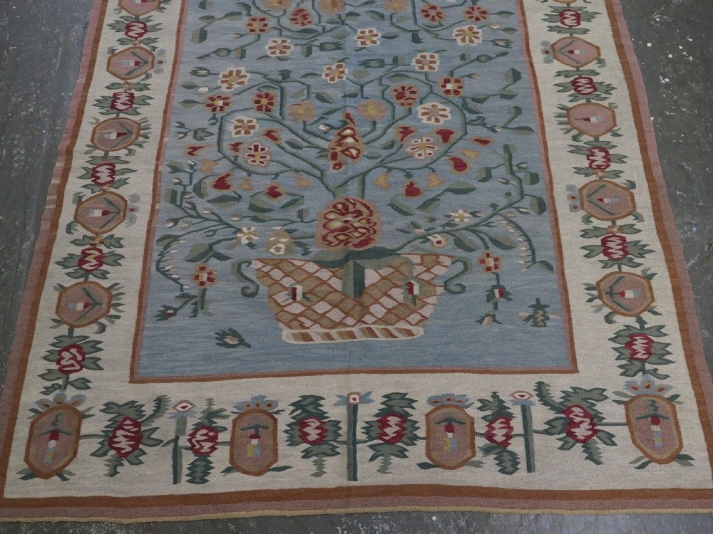 ANTIQUE BESSARABIAN KILIM, BEAUTIFUL BASKET DESIGN, OUTSTANDING CONDITION, LATE 19TH CENTURY. View V