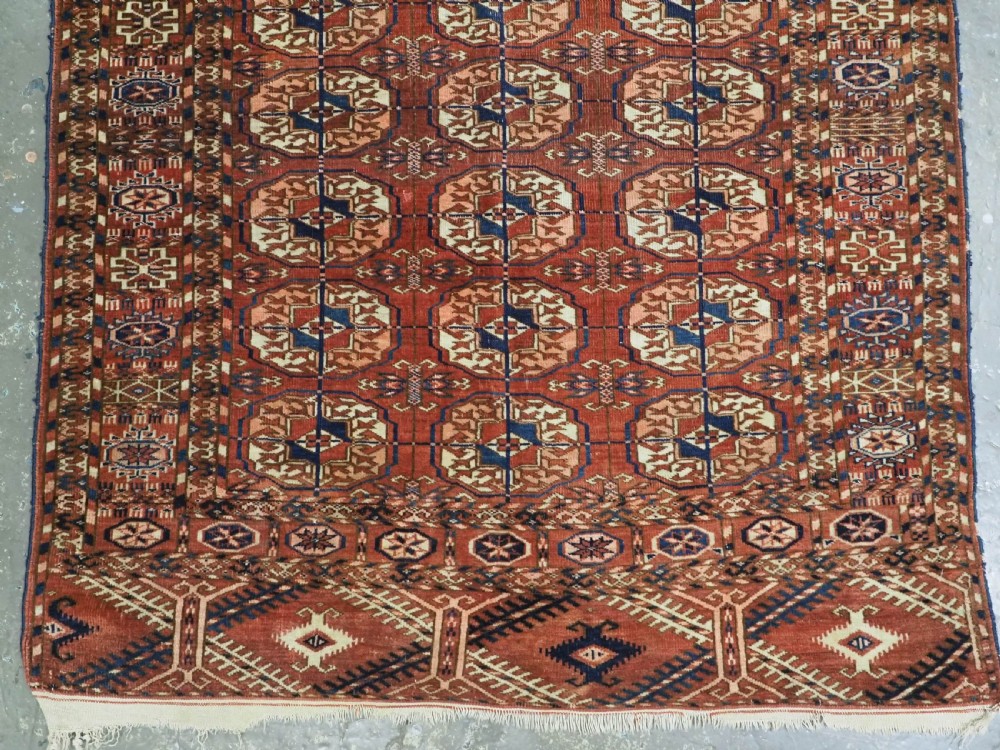 ANTIQUE TEKKE TURKMEN DOWRY RUG, VERY SOFT WOOL, GREAT COLOUR, CIRCA 1880 OR EARLIER. View IV