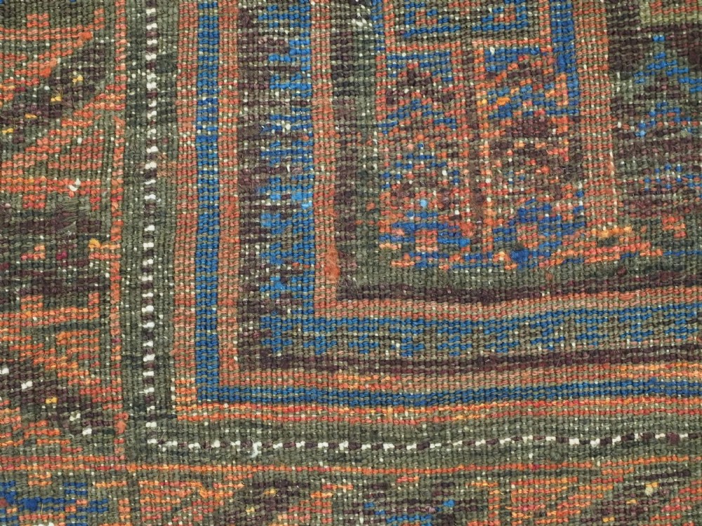 ANTIQUE TIMURI / BALUCH RUG WITH SHRUB DESIGN, WESTERN AFGHANISTAN, CIRCA 1880. View X
