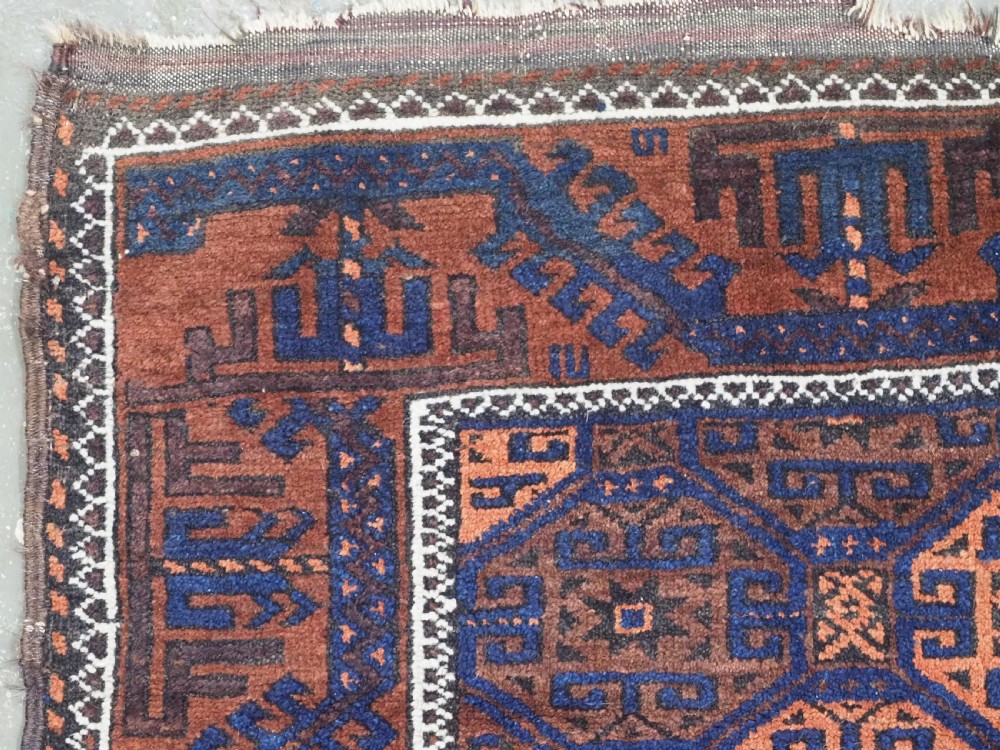 ANTIQUE KHORASAN BALUCH RUG, OUTSTANDING DESIGN, CIRCA 1900. View VI