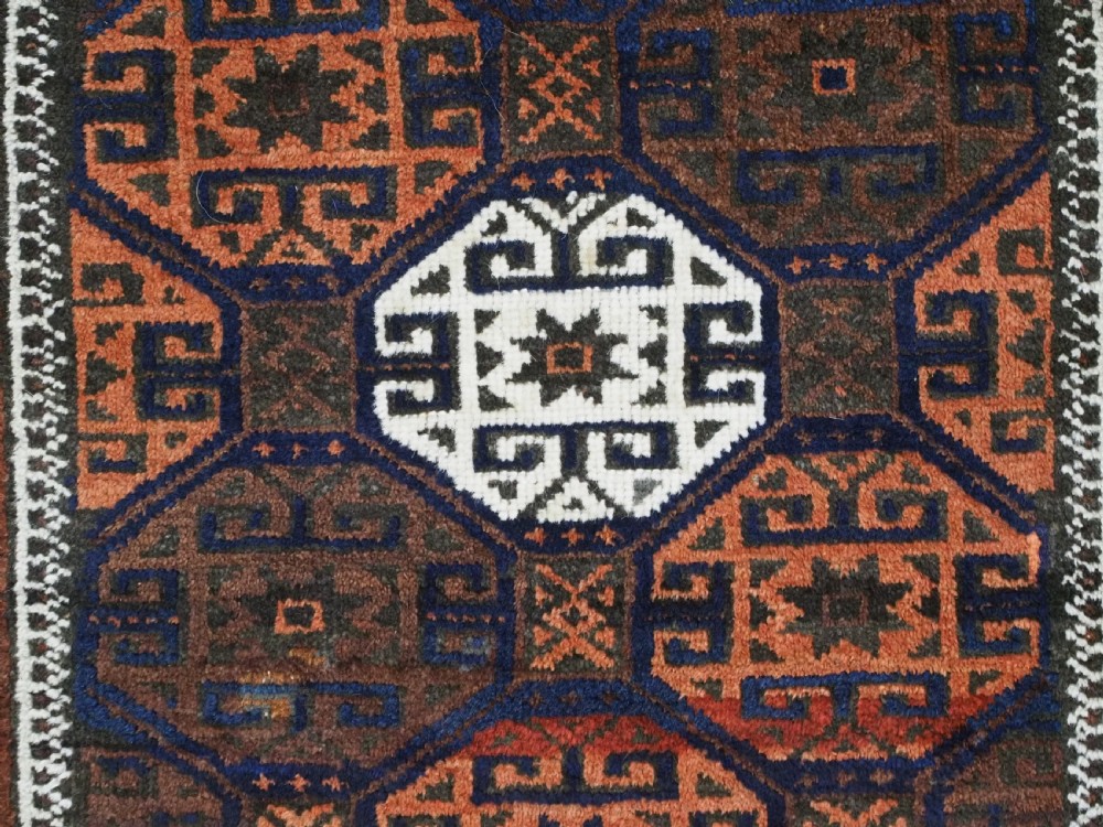 ANTIQUE KHORASAN BALUCH RUG, OUTSTANDING DESIGN, CIRCA 1900. View IX