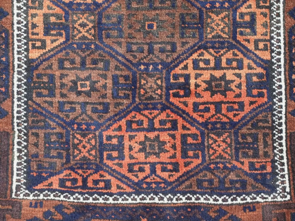 ANTIQUE KHORASAN BALUCH RUG, OUTSTANDING DESIGN, CIRCA 1900. View X