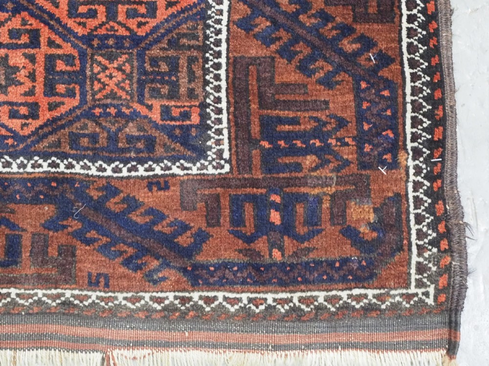 ANTIQUE KHORASAN BALUCH RUG, OUTSTANDING DESIGN, CIRCA 1900. View XI