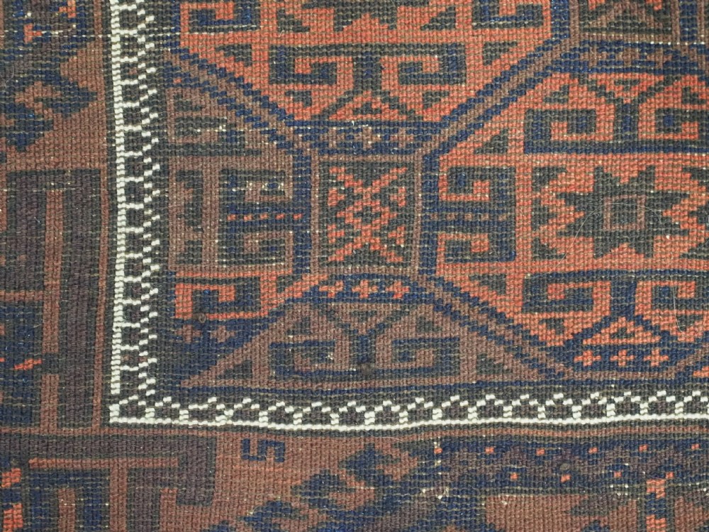 ANTIQUE KHORASAN BALUCH RUG, OUTSTANDING DESIGN, CIRCA 1900. View XII