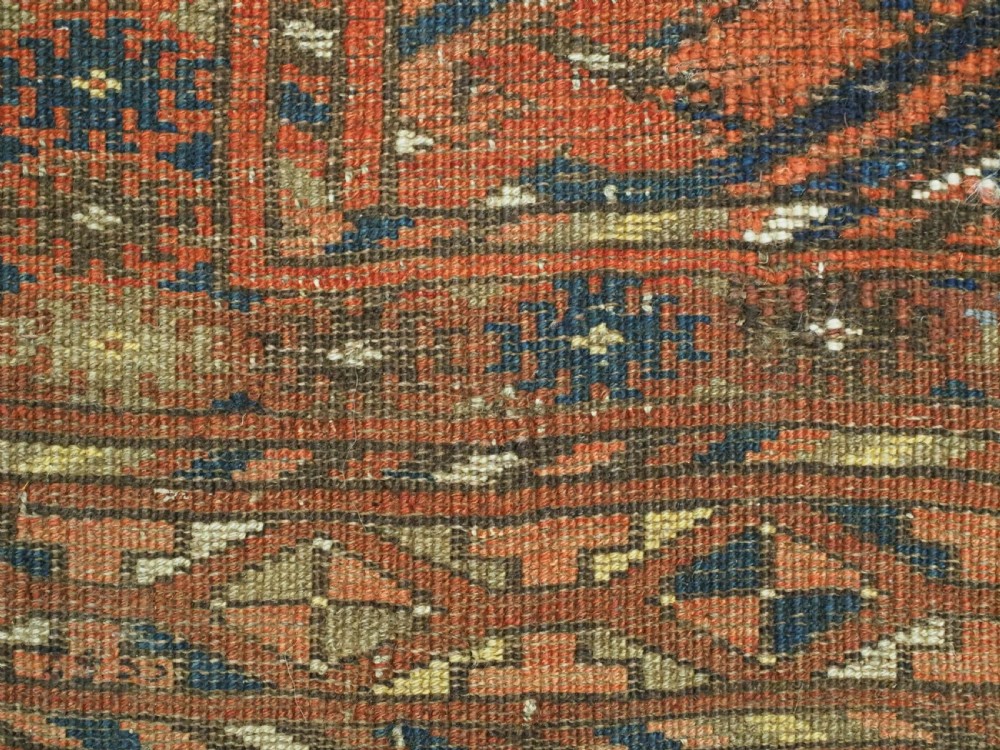ANTIQUE ERSARI TURKMEN RUG OF RARE FORM, GREAT STUDY ITEM, CIRCA 1850 OR EARLIER. View XII